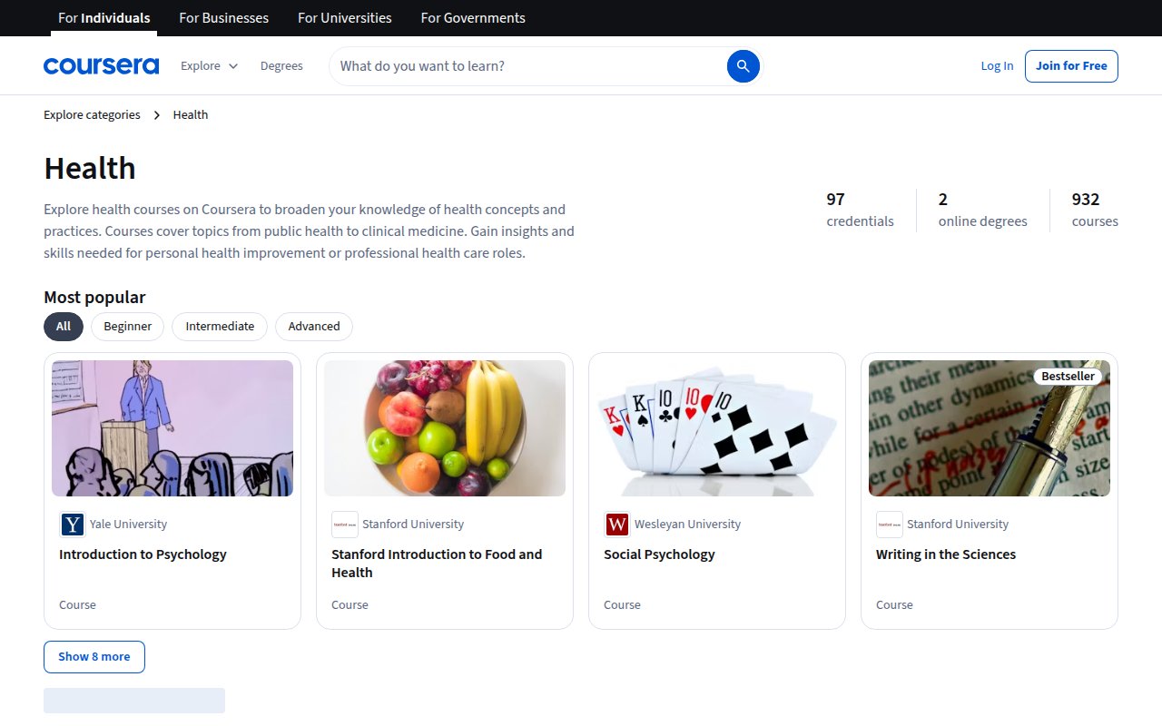 Coursera 医学 预览